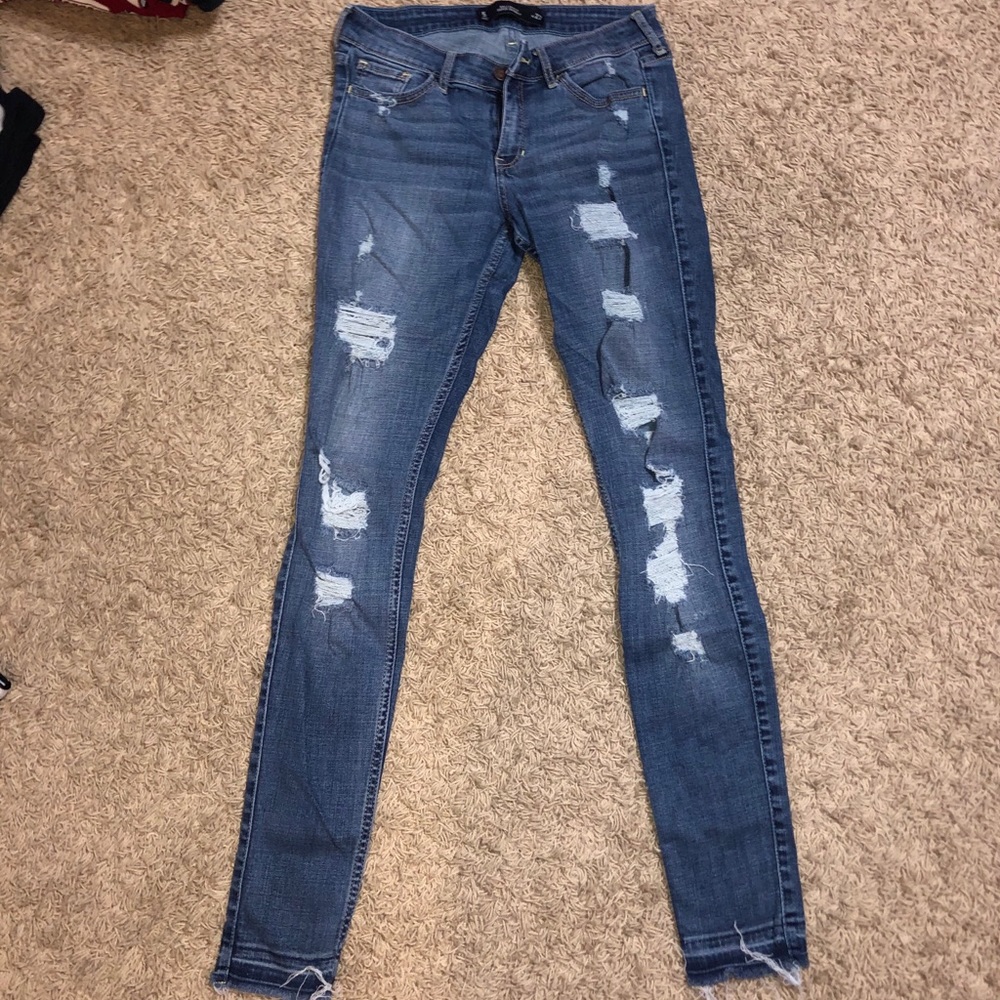 Hollister Ripped Super Skinny Jeans